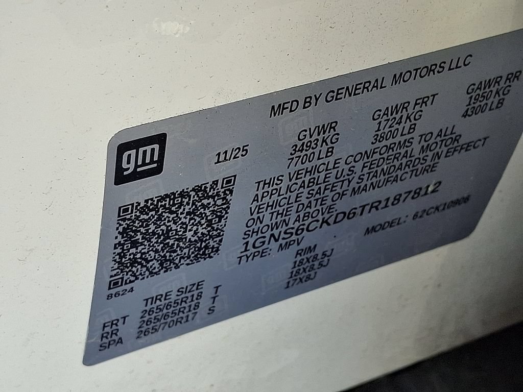 Used 2026 Chevrolet Suburban LT w/ Comfort Package AWD/4WD image 27