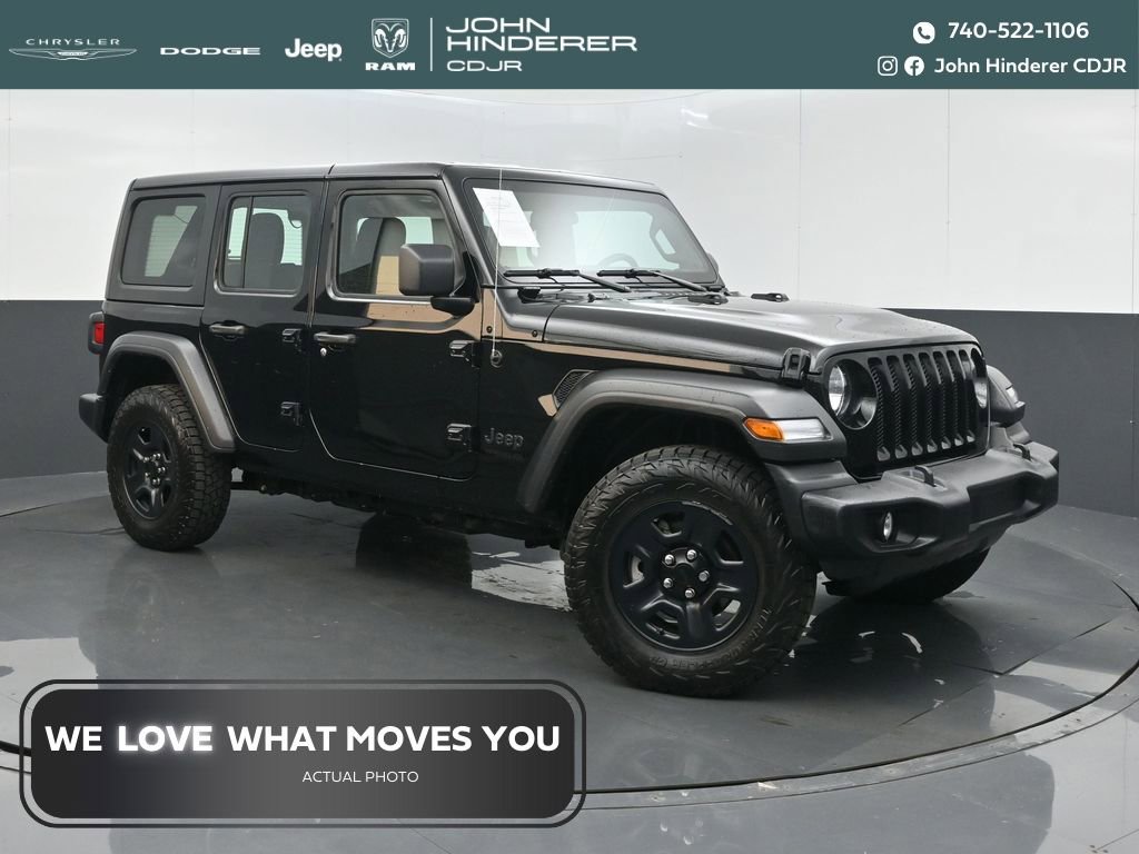 Certified 2022 Jeep Wrangler Unlimited Sport image 1