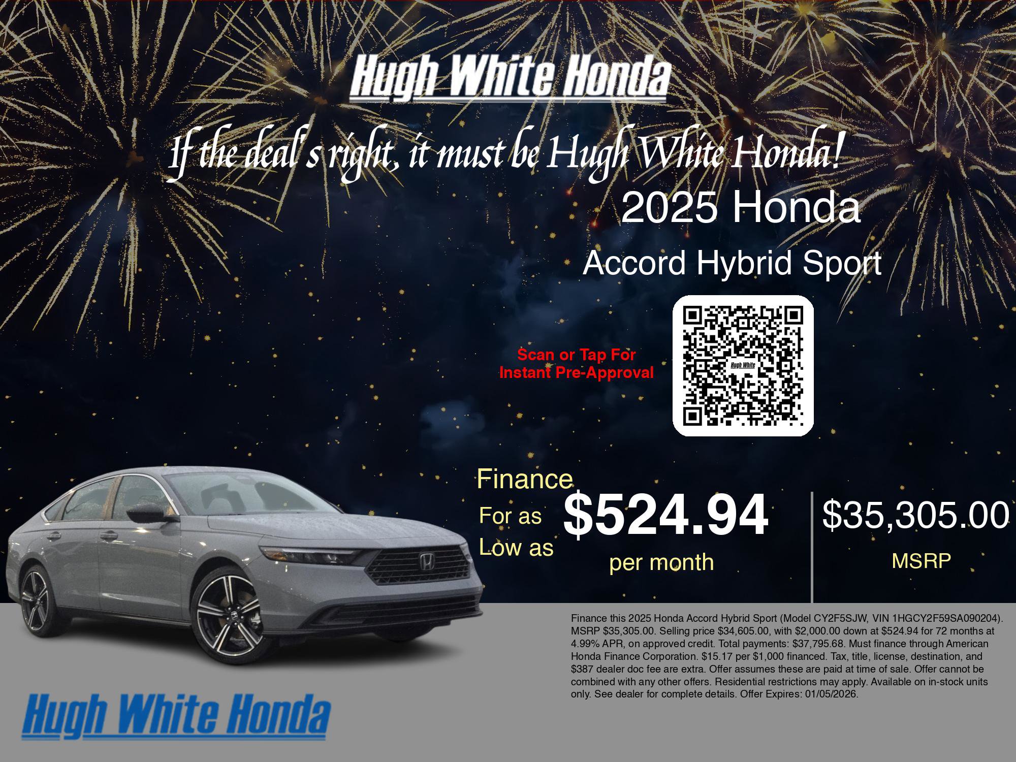 New 2025 Honda Accord Sport image 7