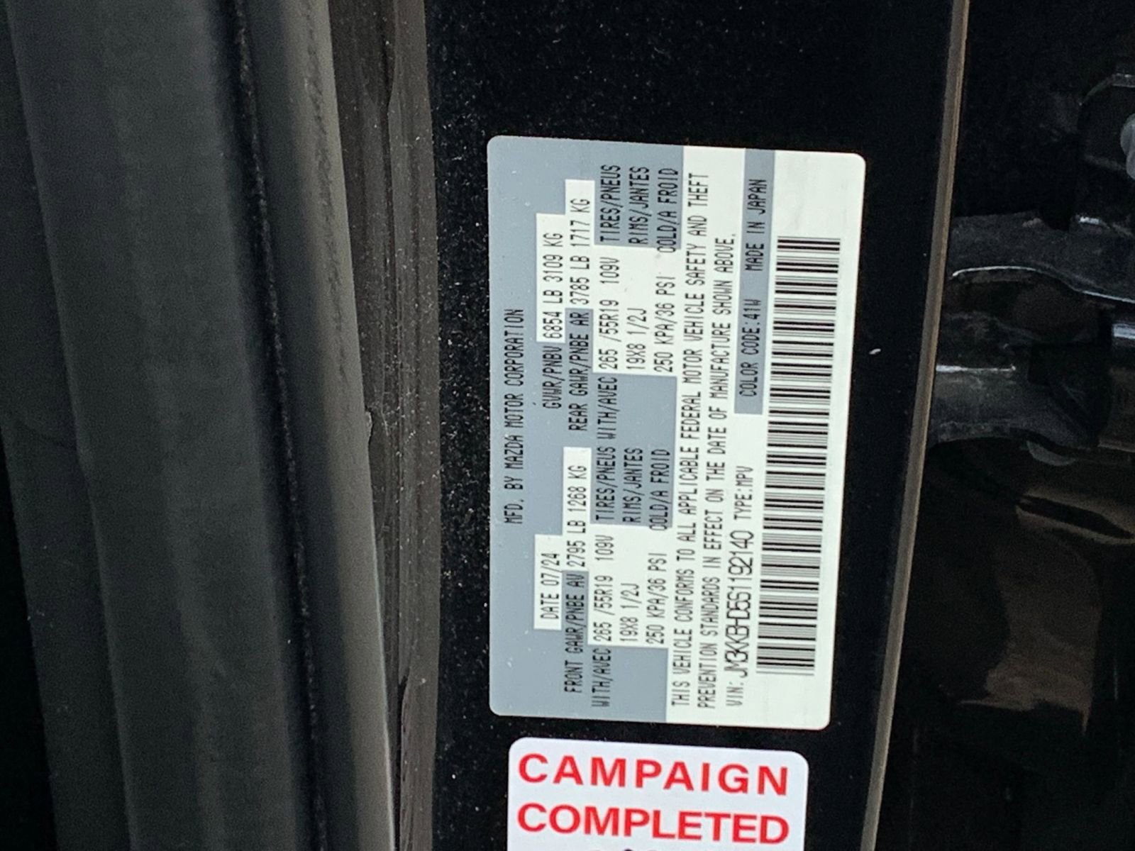 Used 2025 MAZDA CX-90 3.3 Turbo w/ Preferred Package image 10