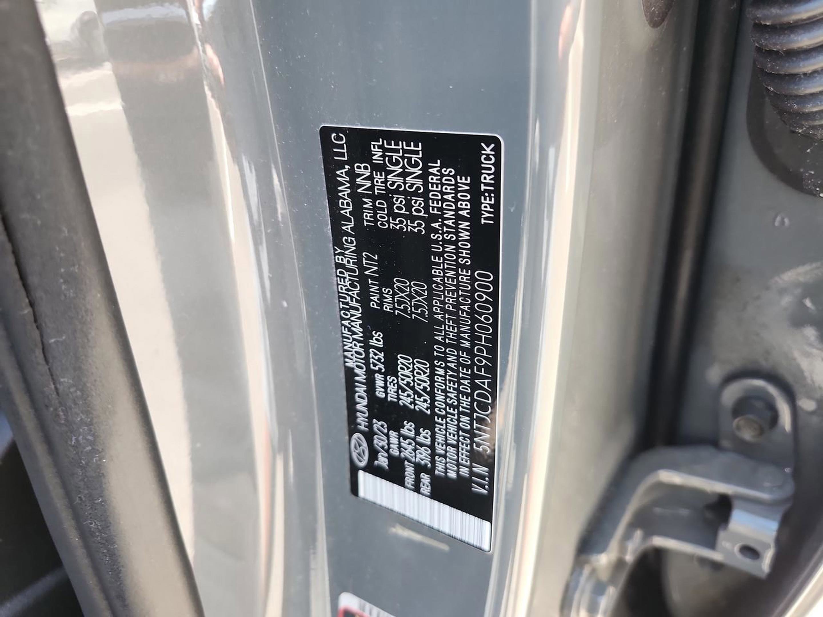 Certified 2023 Hyundai Santa Cruz Night image 21