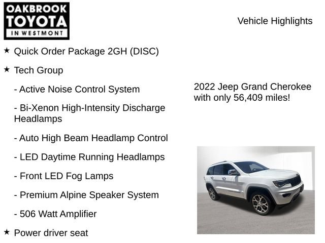 Used 2022 Jeep Grand Cherokee Limited w/ Tech Group AWD/4WD image 8