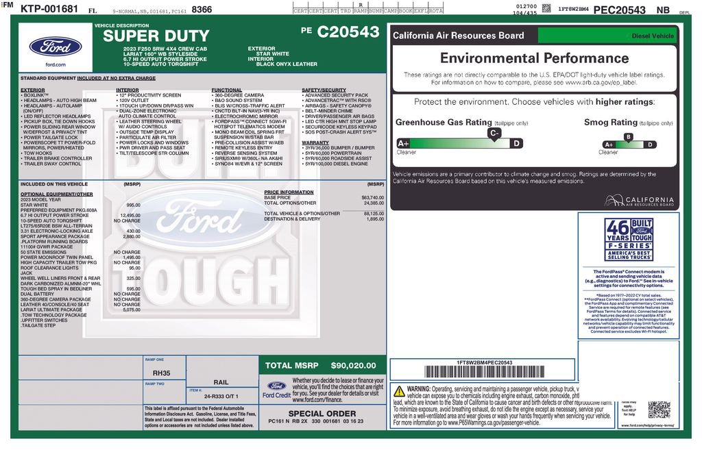 Used 2023 Ford F250 Lariat w/ Lariat Ultimate Package AWD/4WD image 5