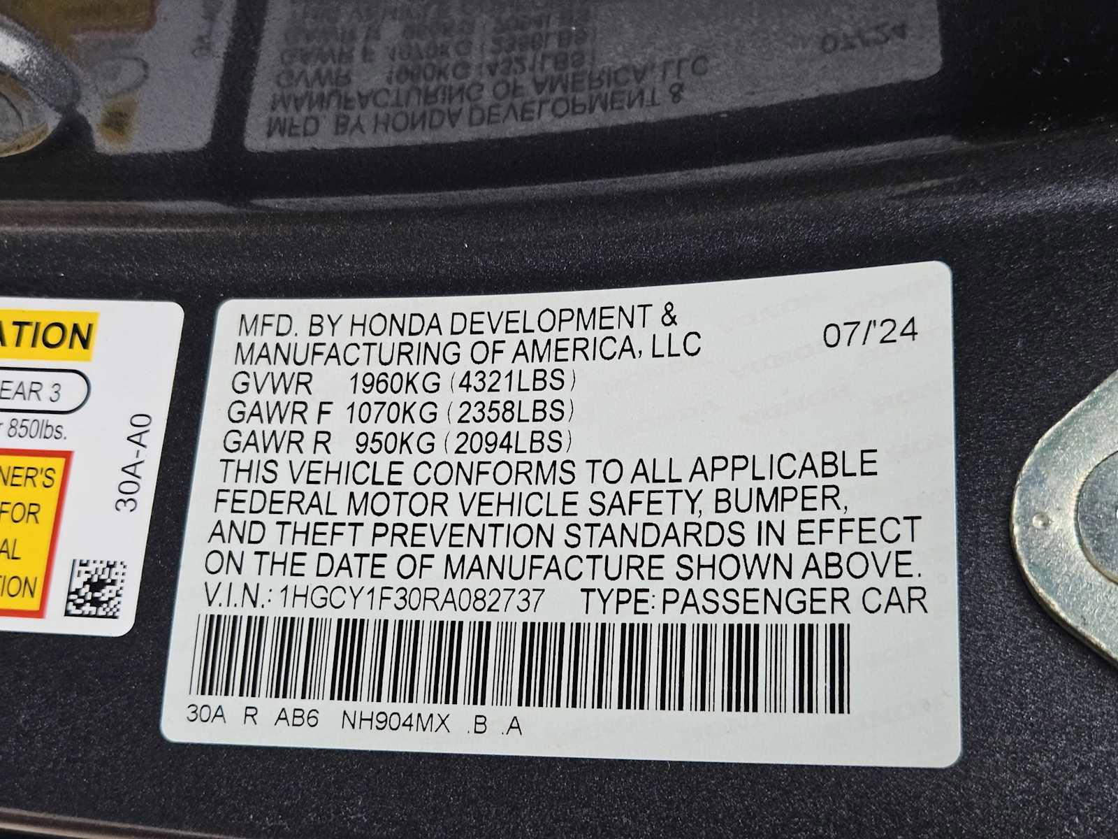 Used 2024 Honda Accord EX image 31