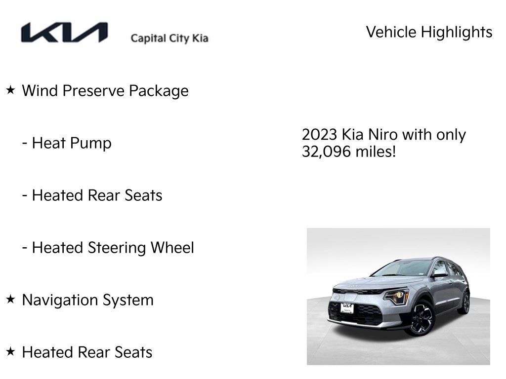 Used 2023 Kia Niro Wind w/ Wind Preserve Package FWD image 8