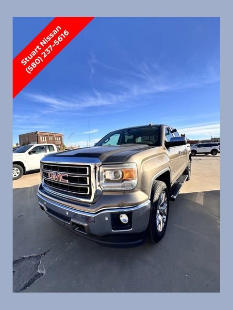 Used 2015 GMC Sierra 1500 SLT w/ SLT Crew Cab Value Package AWD/4WD image 1