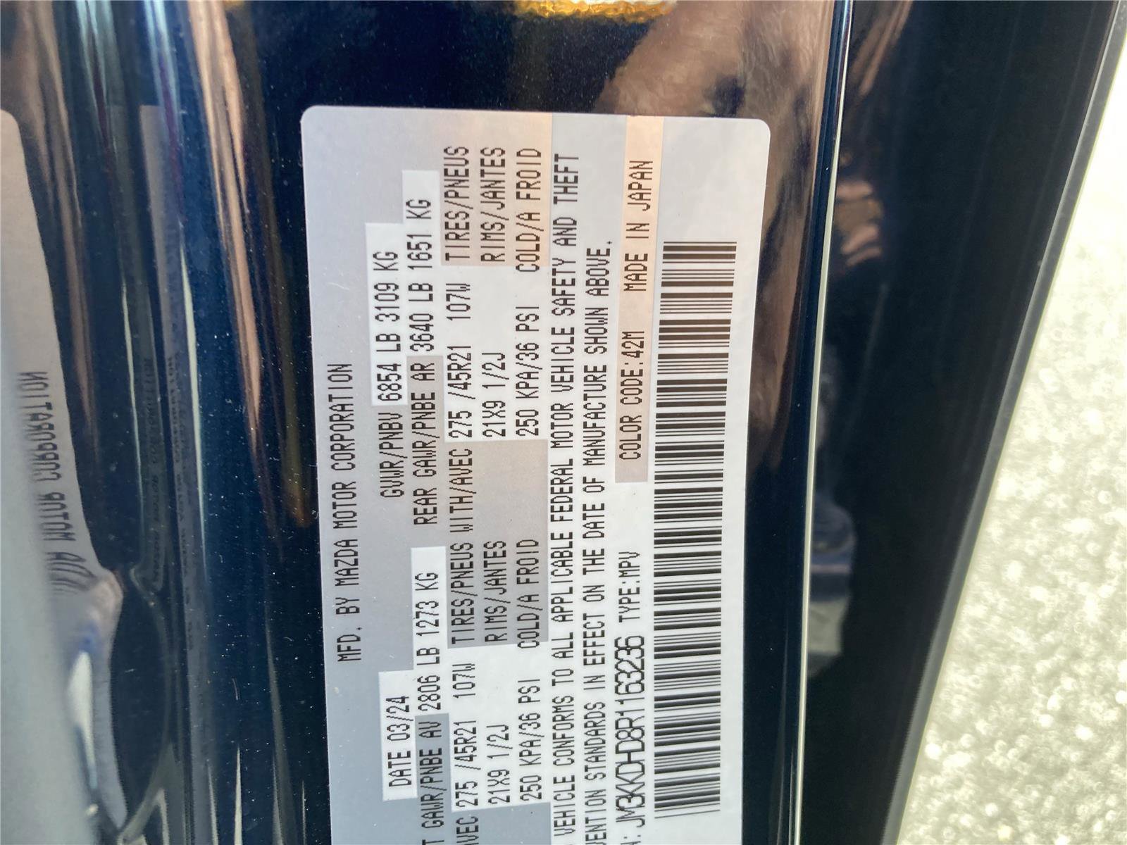 Used 2024 MAZDA CX-90 3.3 Turbo w/ Premium Package image 33