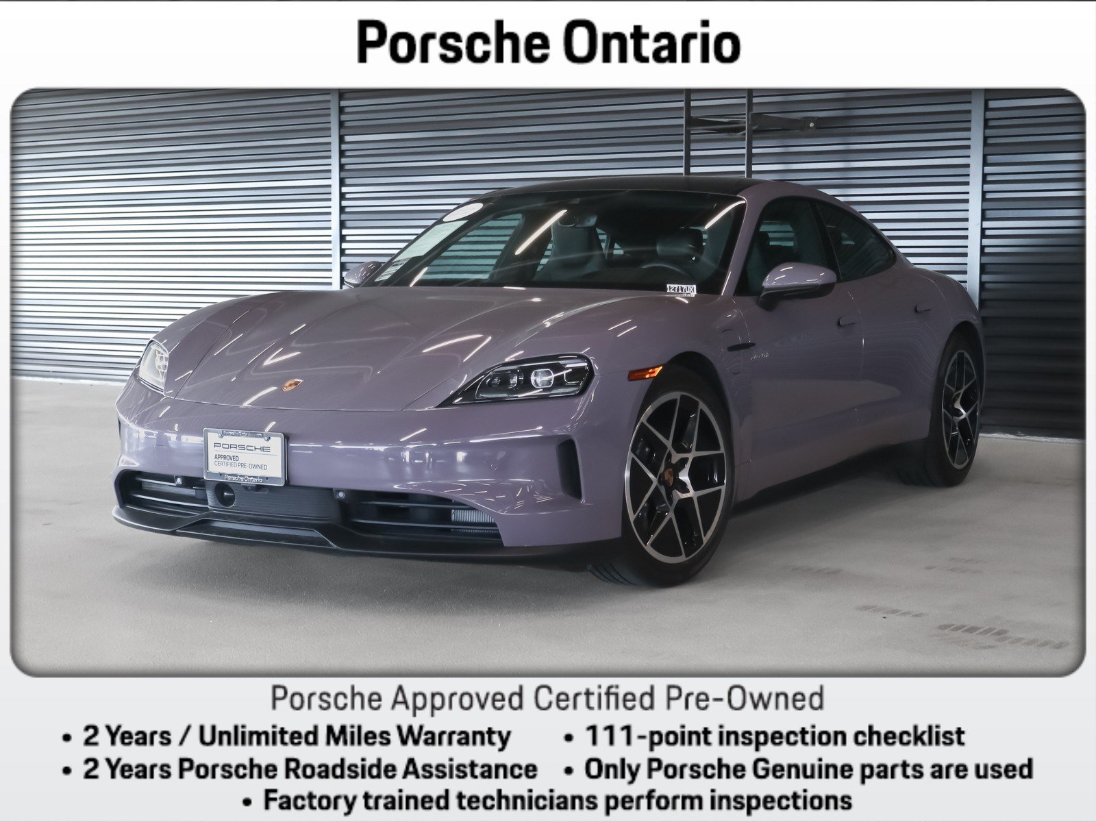 Certified 2025 Porsche Taycan