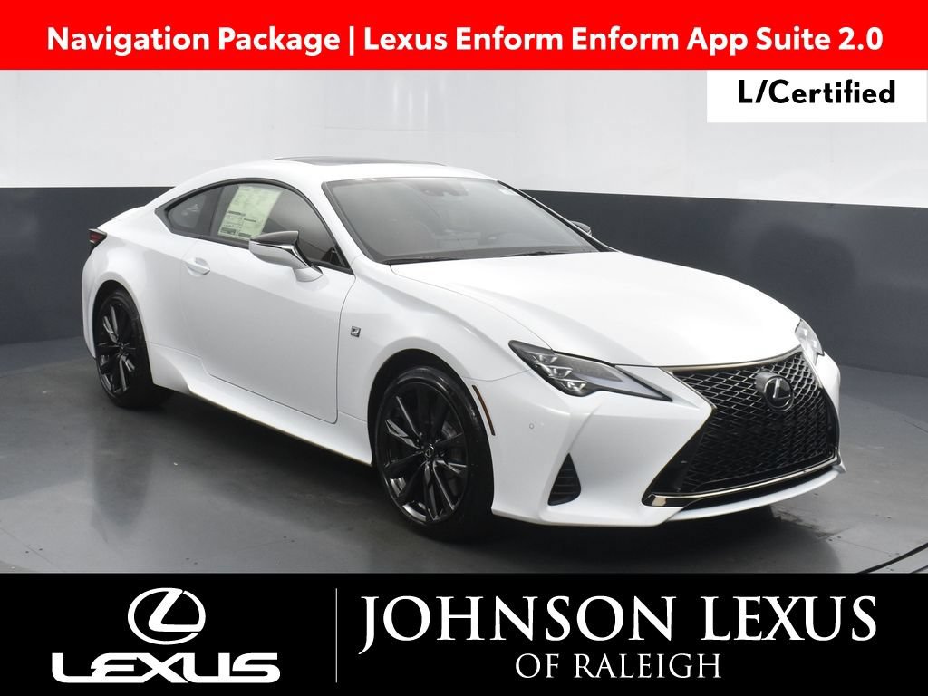 Certified 2024 Lexus RC 350 F Sport w/ Navigation Package RWD image 3