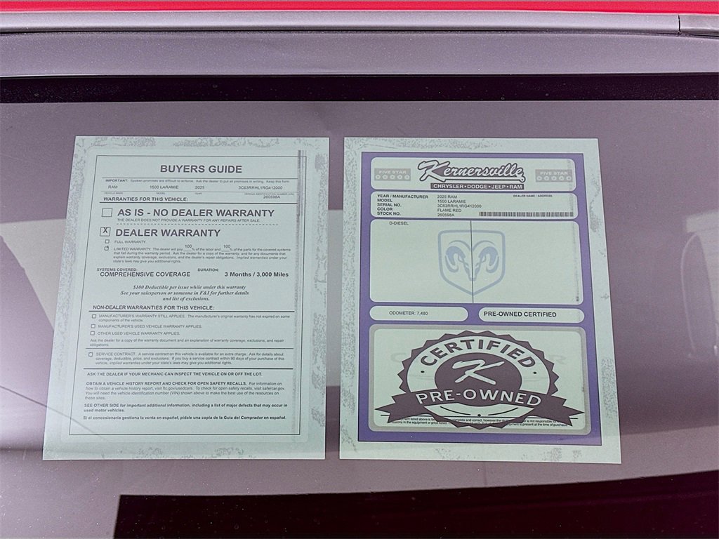 Used 2025 RAM 1500 Laramie w/ Night Edition image 38