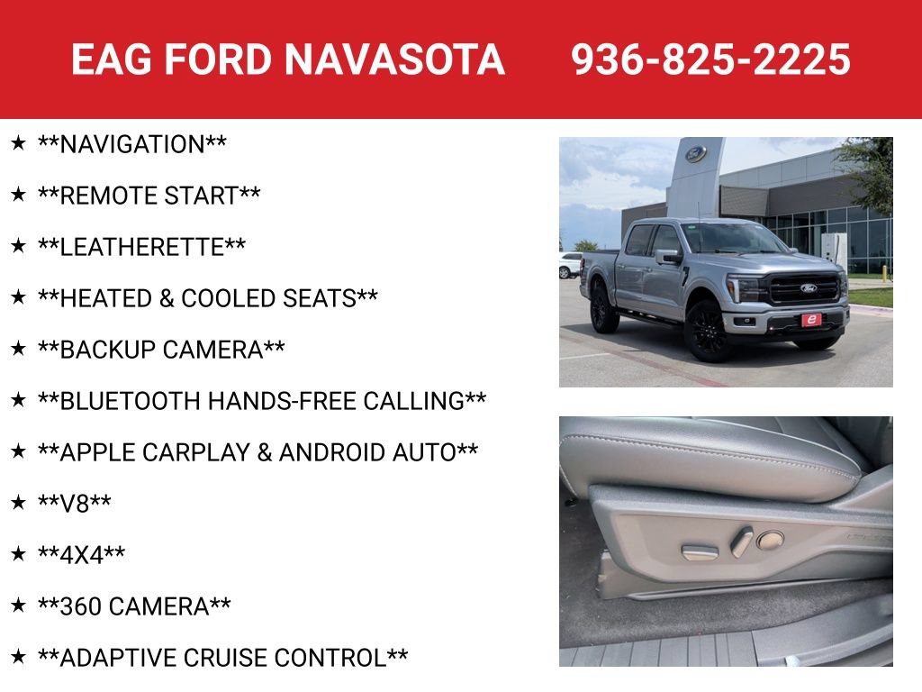 New 2026 Ford F150 Lariat w/ Equipment Group 501A Mid AWD/4WD image 4