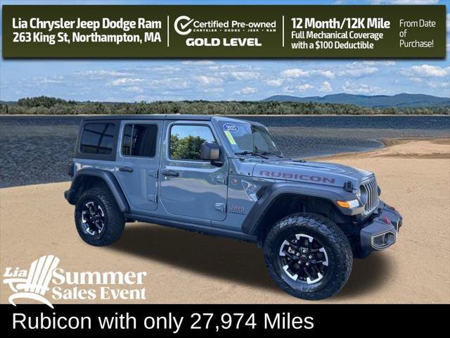 Certified 2025 Jeep Wrangler Unlimited Rubicon