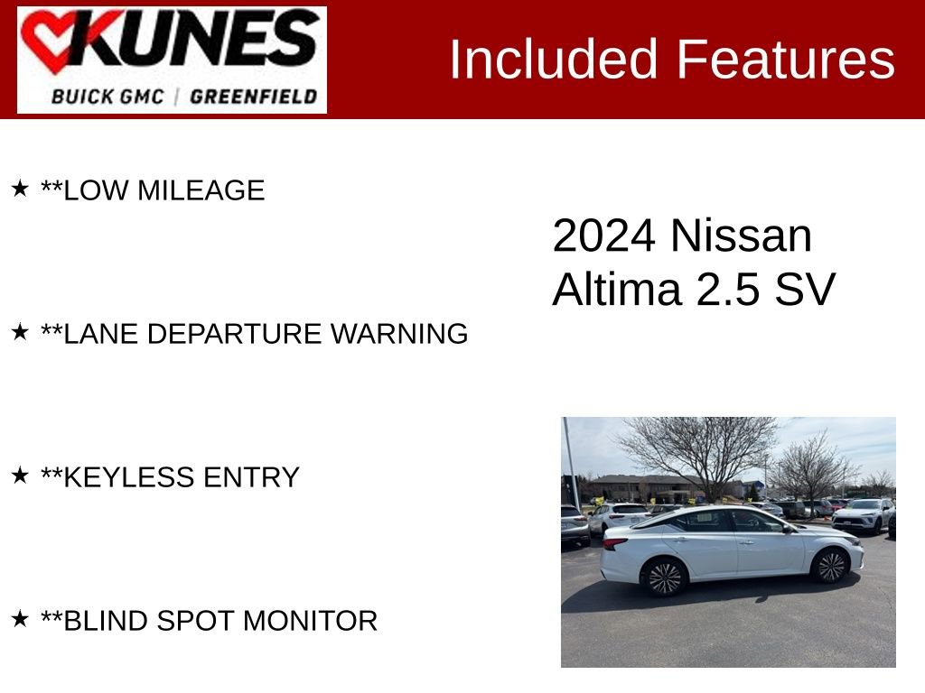 Used 2024 Nissan Altima 2.5 SV FWD image 3