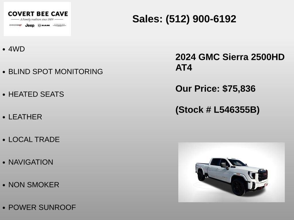 Used 2024 GMC Sierra 2500 AT4 w/ AT4 Premium Plus Package image 6