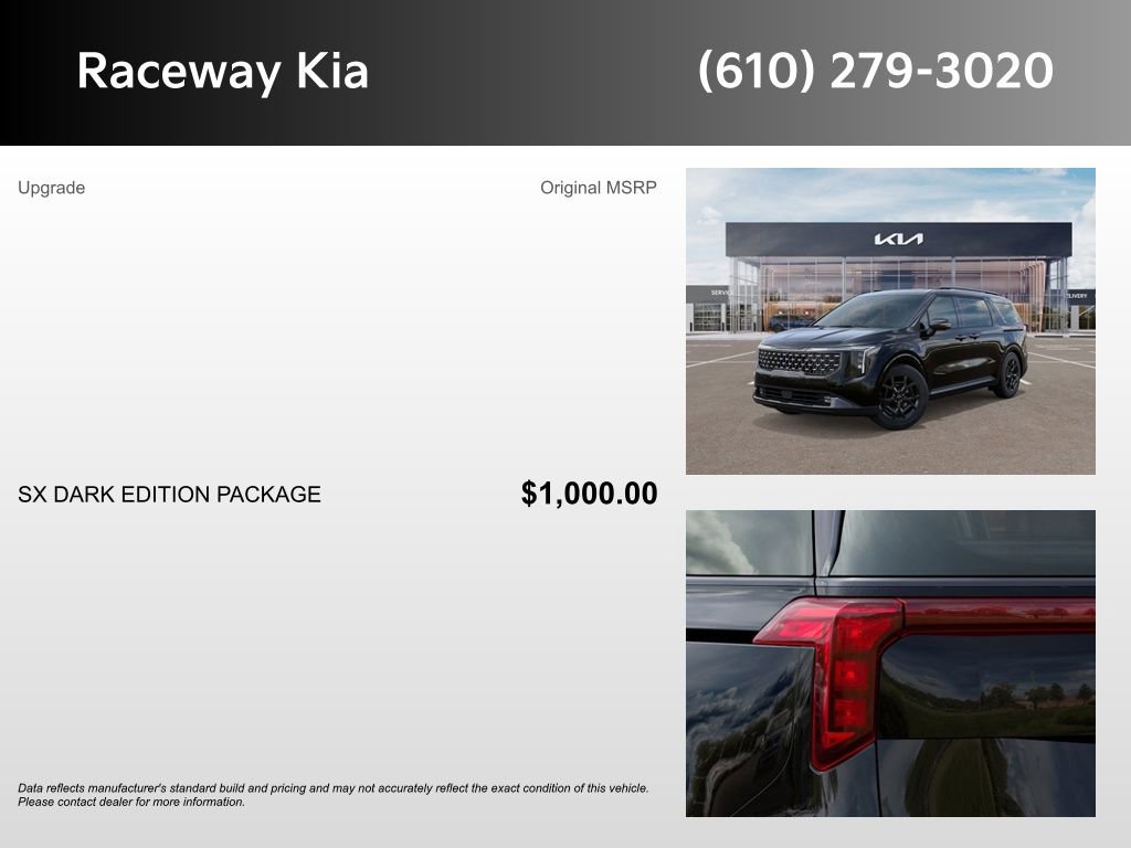 New 2026 Kia Carnival SX w/ SX Dark Edition Package image 5