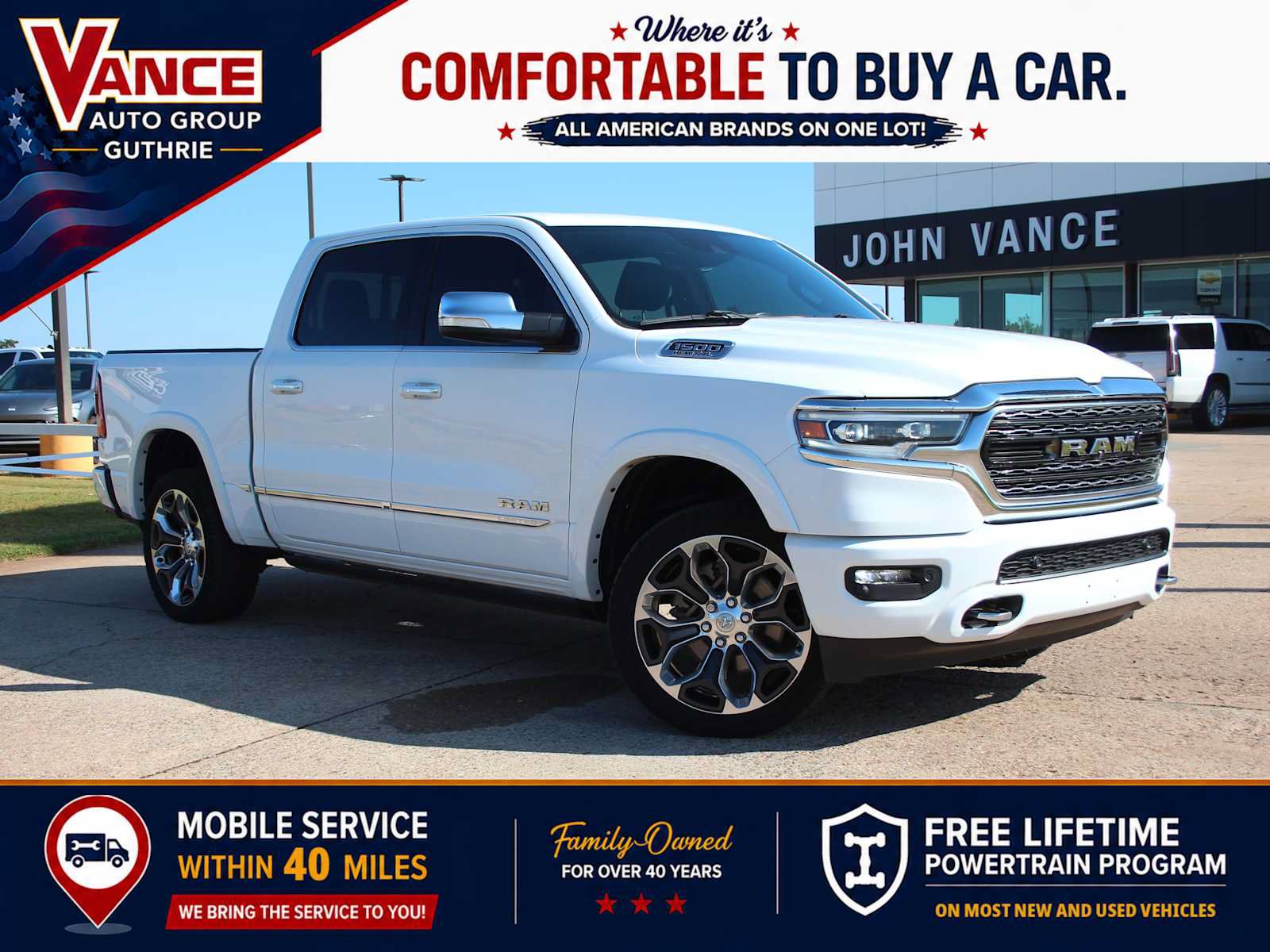 Used 2020 RAM 1500 Limited AWD/4WD image 1