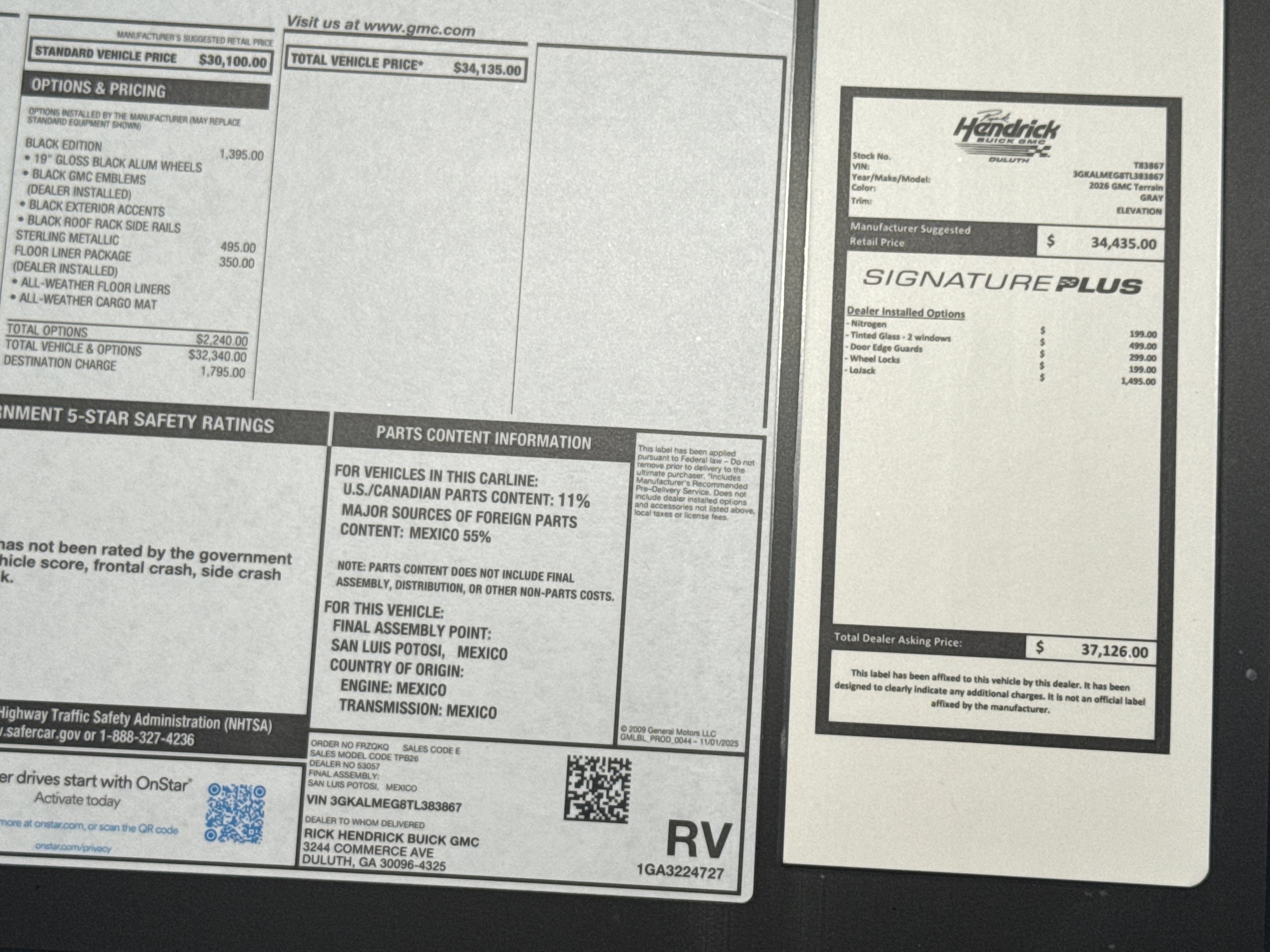 New 2026 GMC Terrain Elevation w/ Black Edition image 36