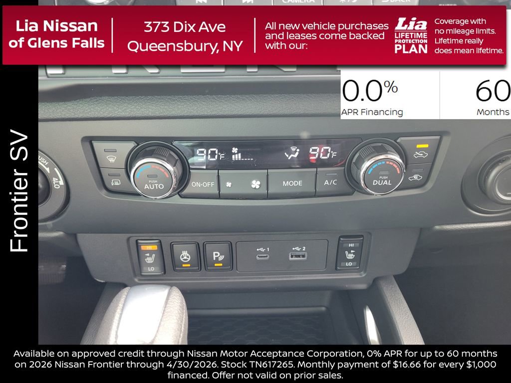New 2026 Nissan Frontier SV w/ SV Convenience Package image 23