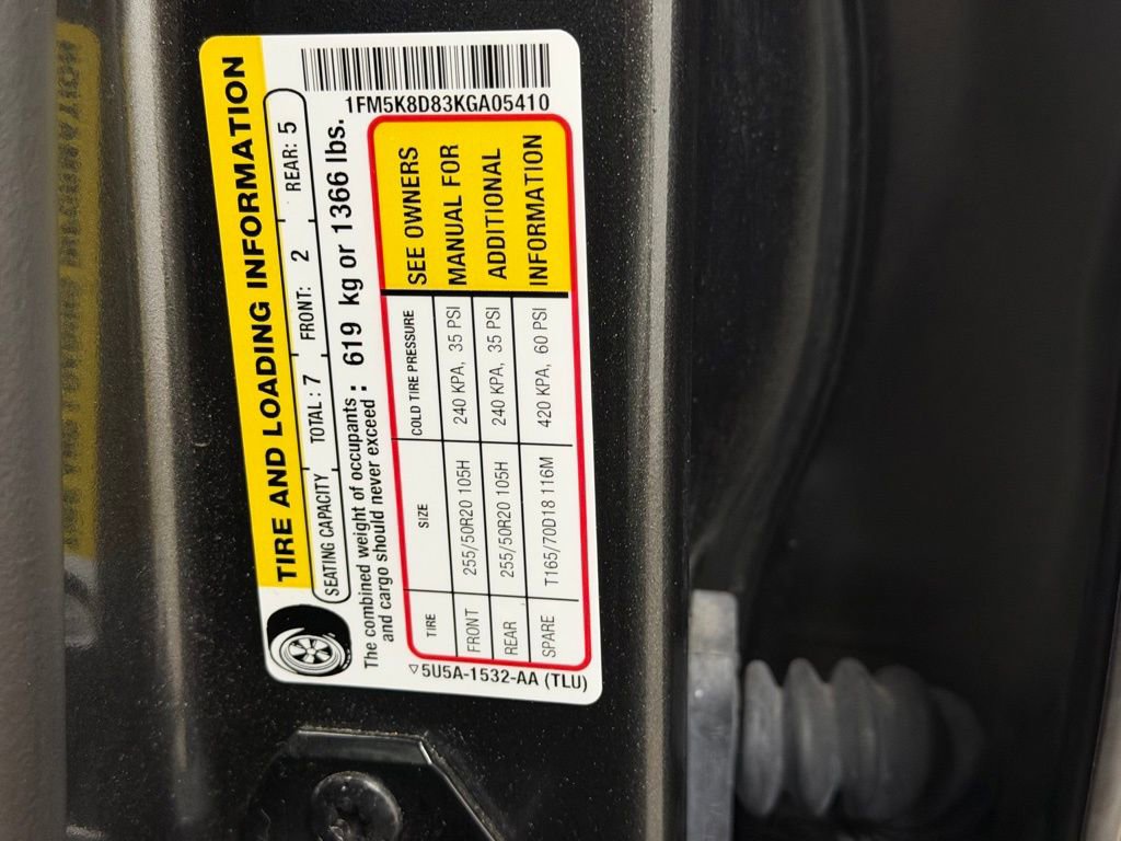 Used 2019 Ford Explorer XLT w/ Equipment Group 202A AWD/4WD image 32