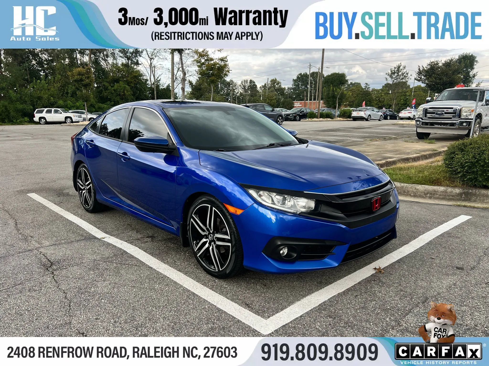 Used 2017 Honda Civic EX-T image 7