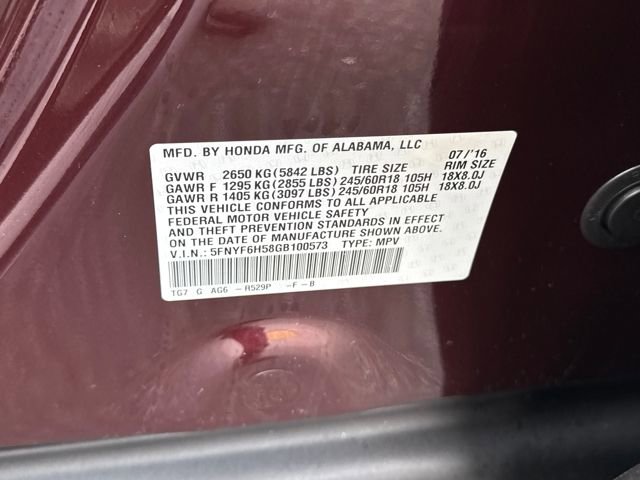 Used 2016 Honda Pilot EX-L image 30