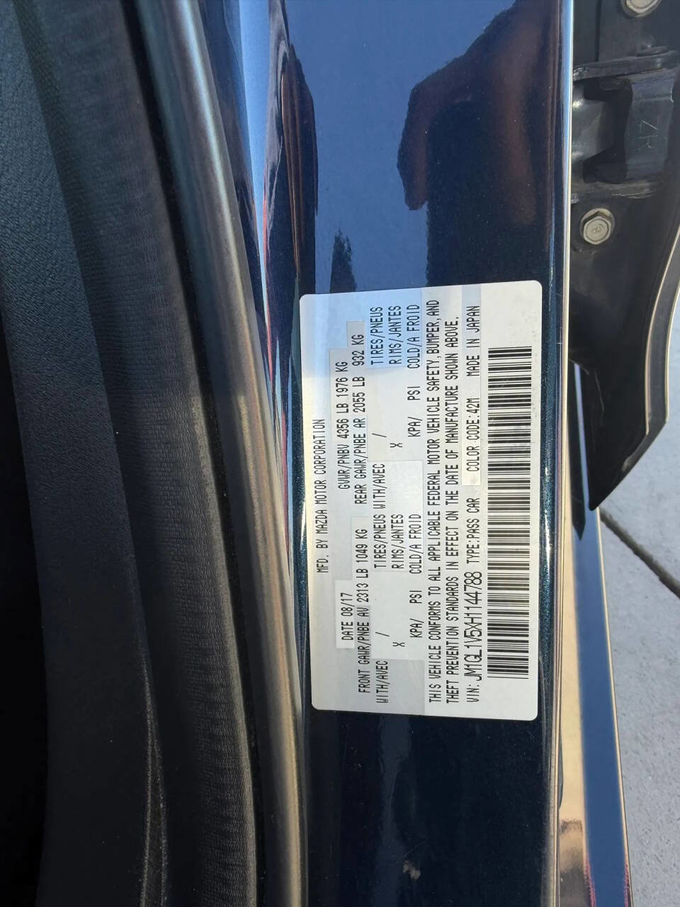 Used 2017 MAZDA MAZDA6 Touring FWD image 30