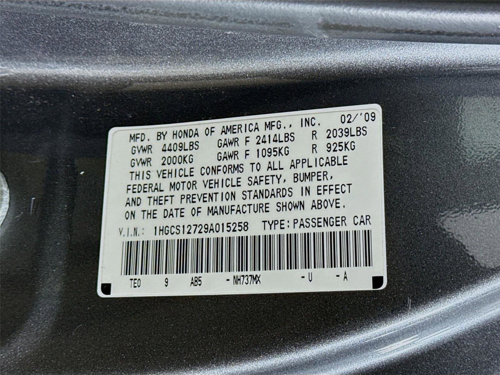 Used 2009 Honda Accord EX image 21