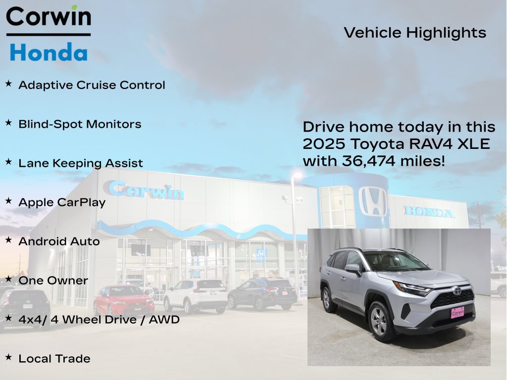 Used 2025 Toyota RAV4 XLE AWD/4WD image 6