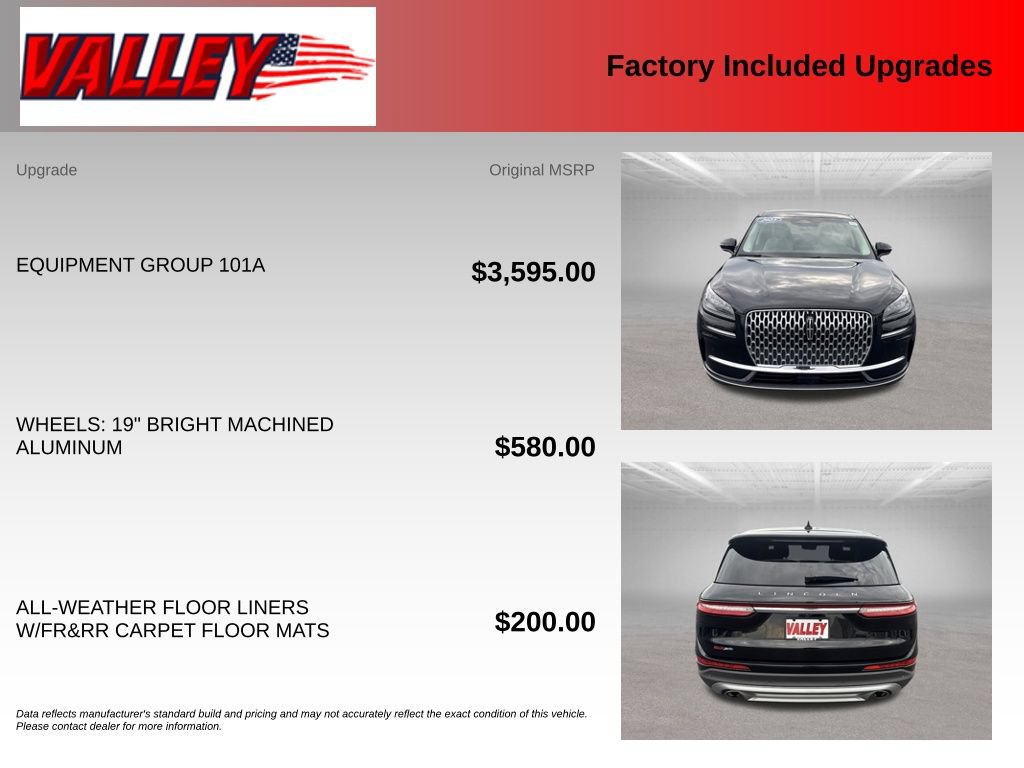 Used 2023 Lincoln Corsair AWD w/ Equipment Group 101A image 5