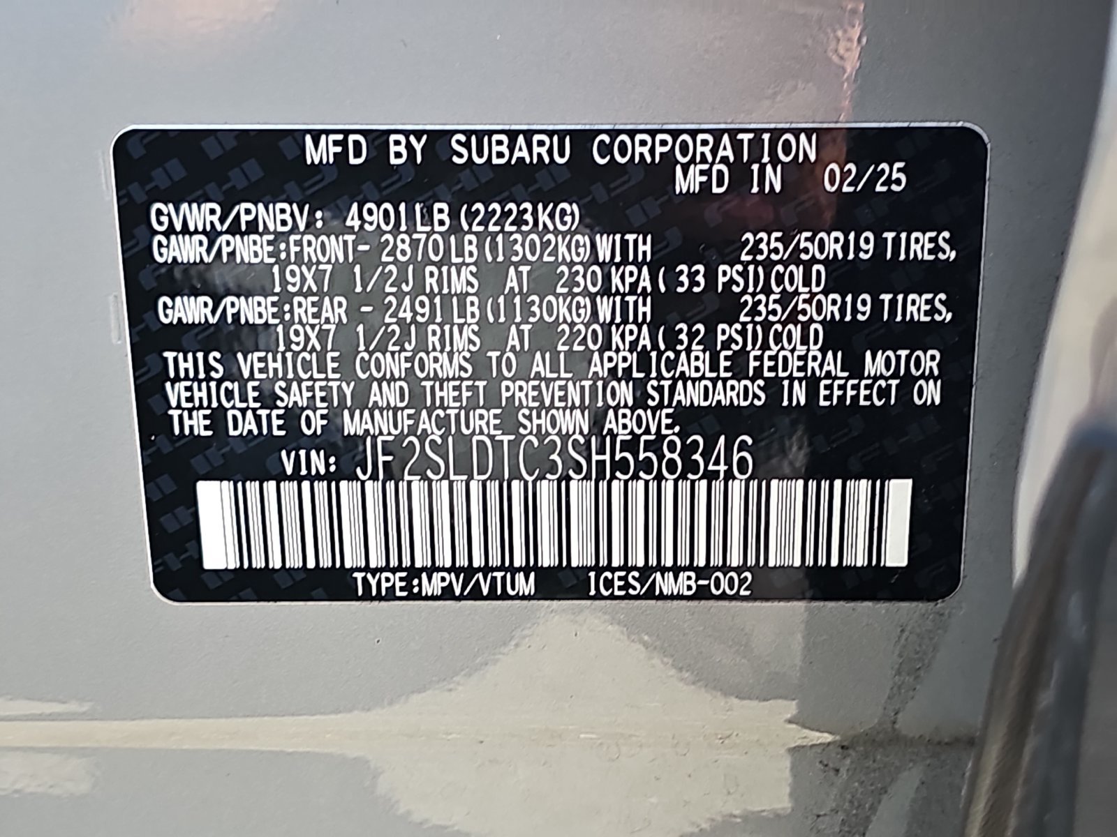 Certified 2025 Subaru Forester Touring AWD/4WD image 39