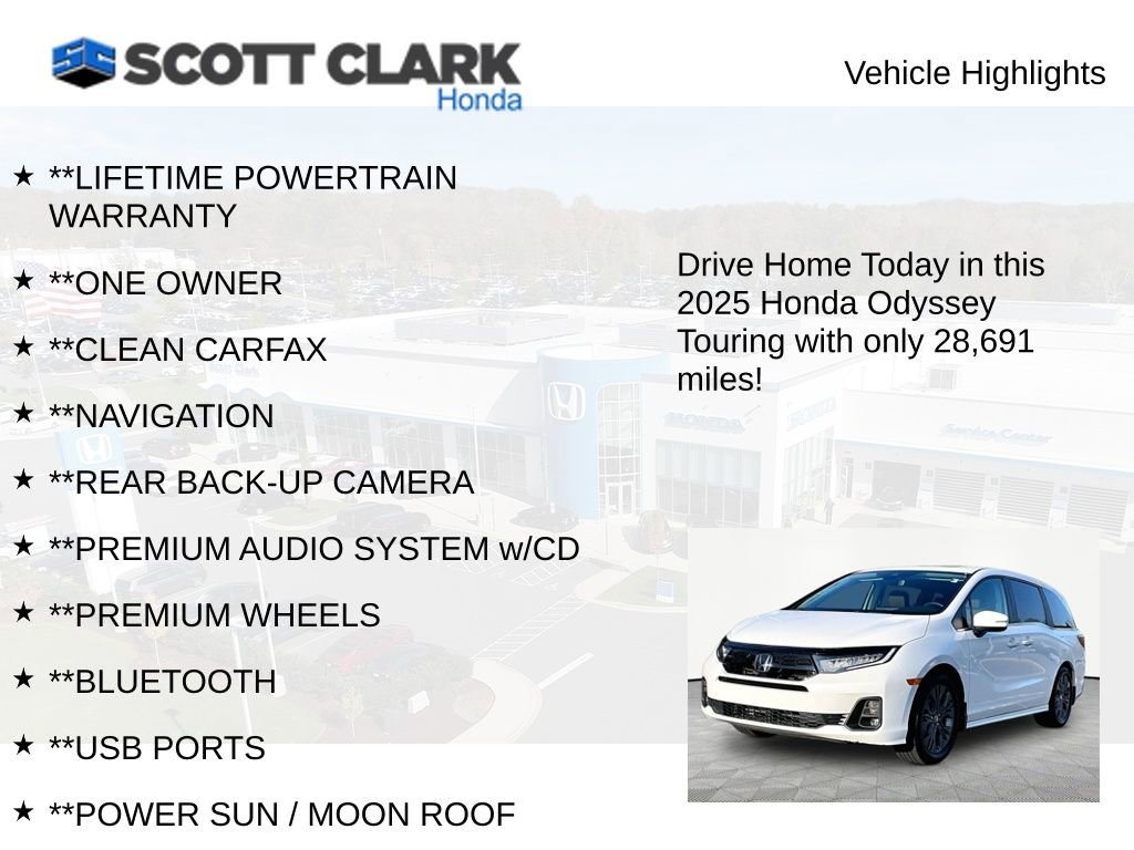 Used 2025 Honda Odyssey Touring image 11