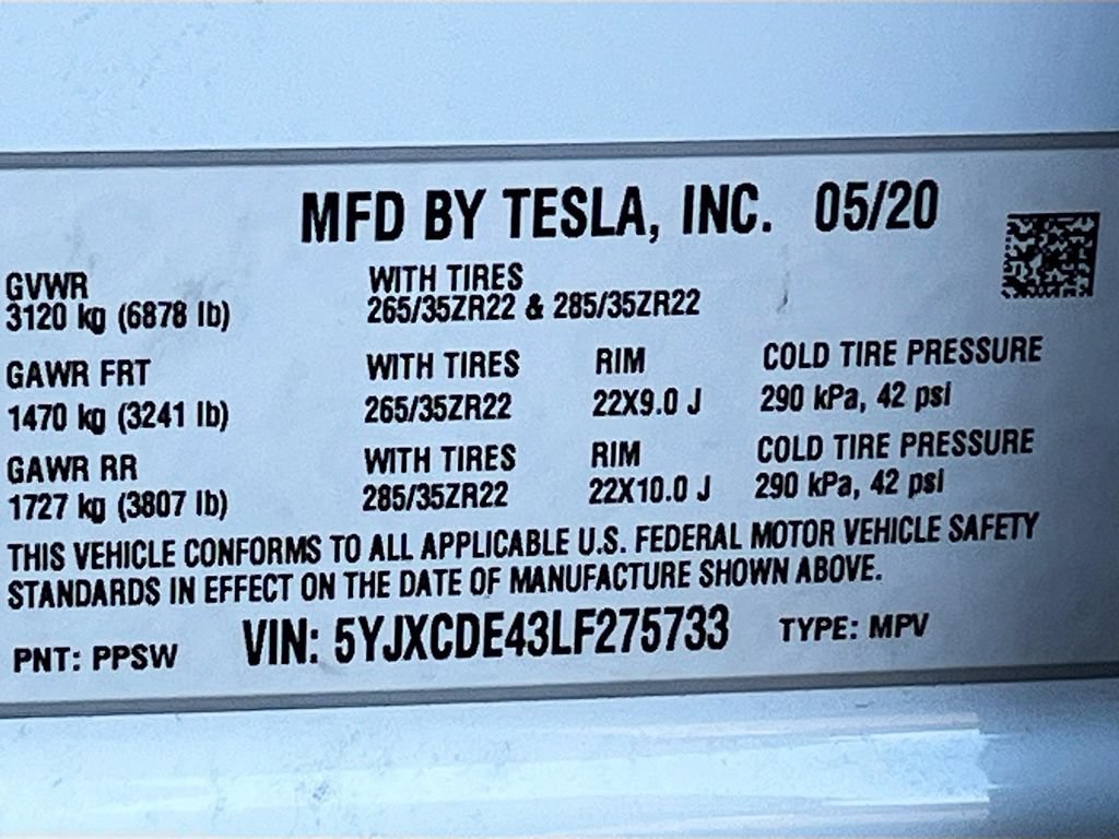 Used 2020 Tesla Model X Performance AWD/4WD image 31
