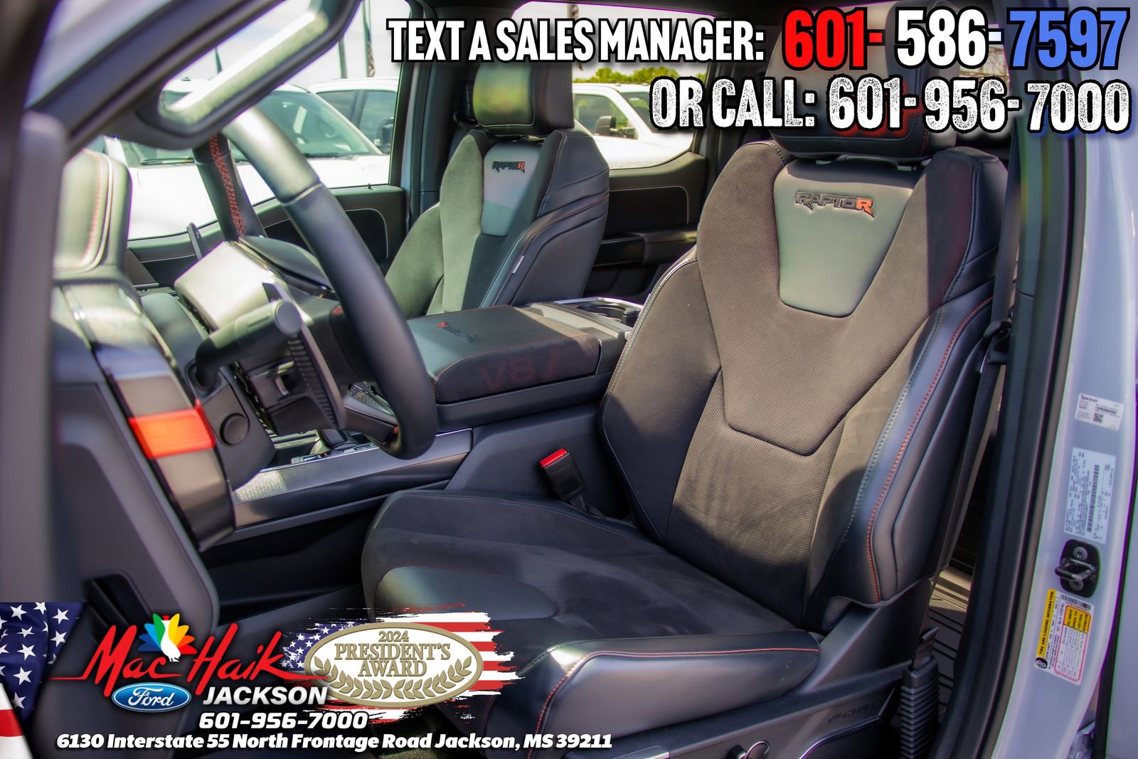 Certified 2025 Ford F150 Raptor w/ Equipment Group 803A Raptor R image 13