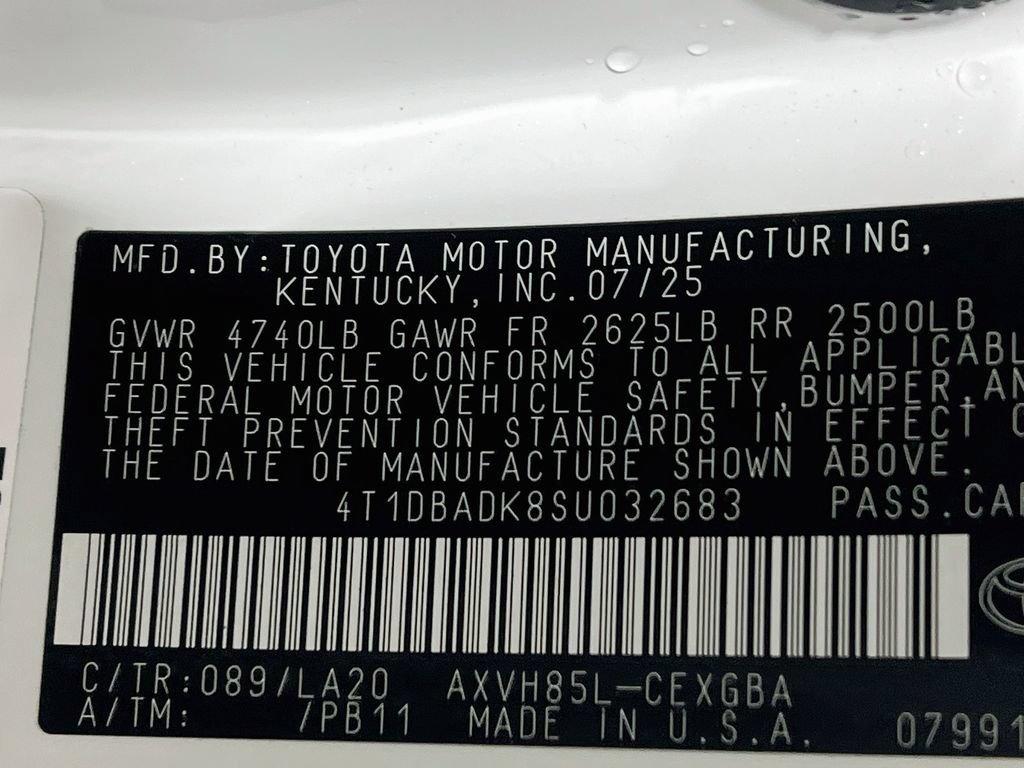 Certified 2025 Toyota Camry XLE w/ Premium Plus Package AWD/4WD image 27