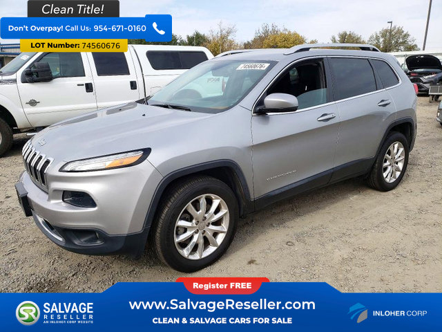 Used 2016 Jeep Cherokee Limited AWD/4WD image 1