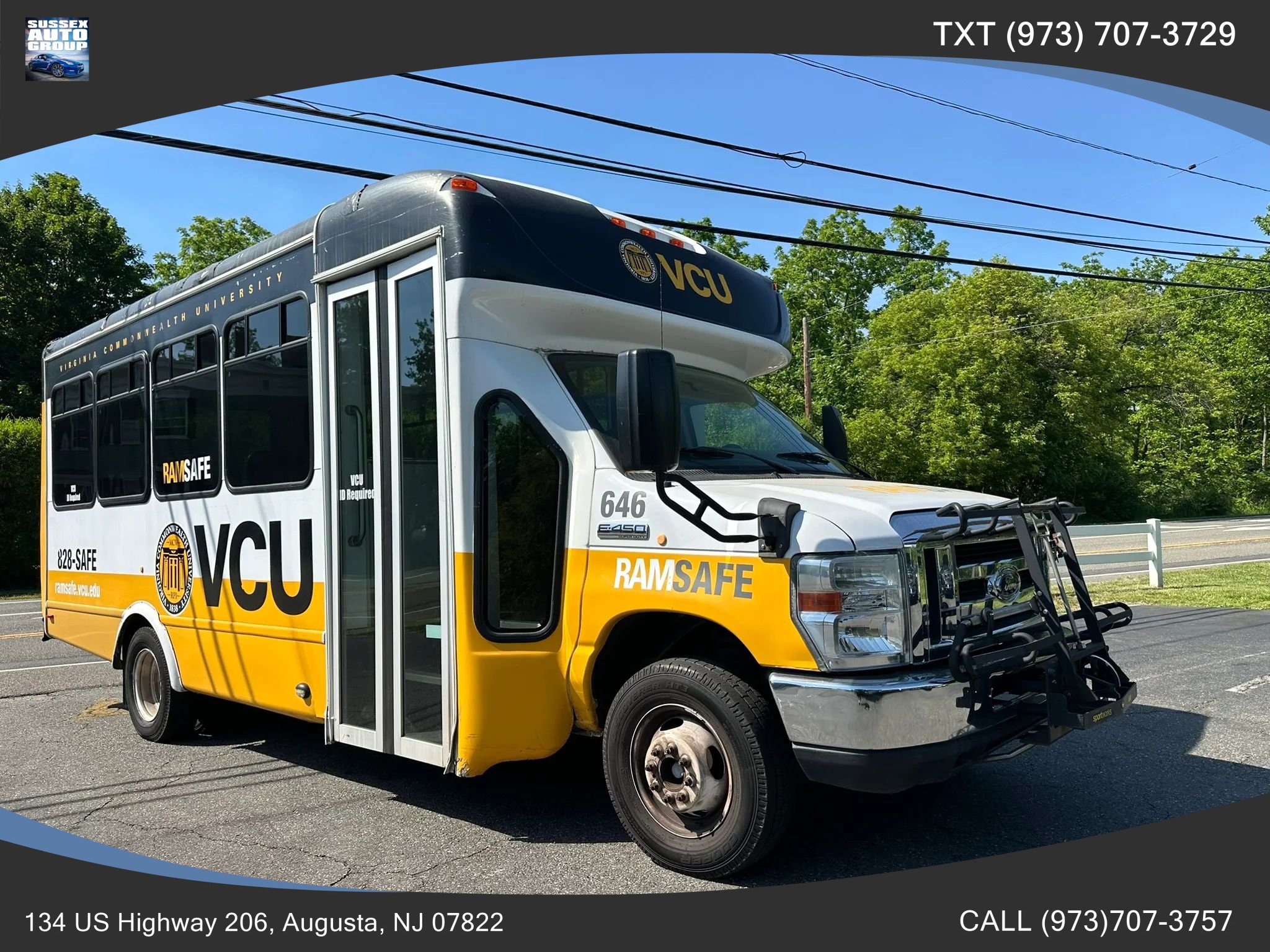 Used 2013 Ford E-450 and Econoline 450 Super Duty w/ Shuttle Bus Prep Pkg