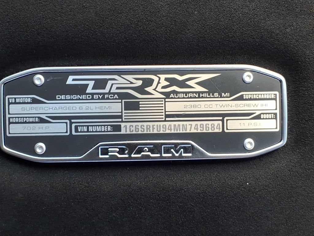 Used 2021 RAM 1500 TRX w/ TRX Level 2 Equipment Group AWD/4WD image 24