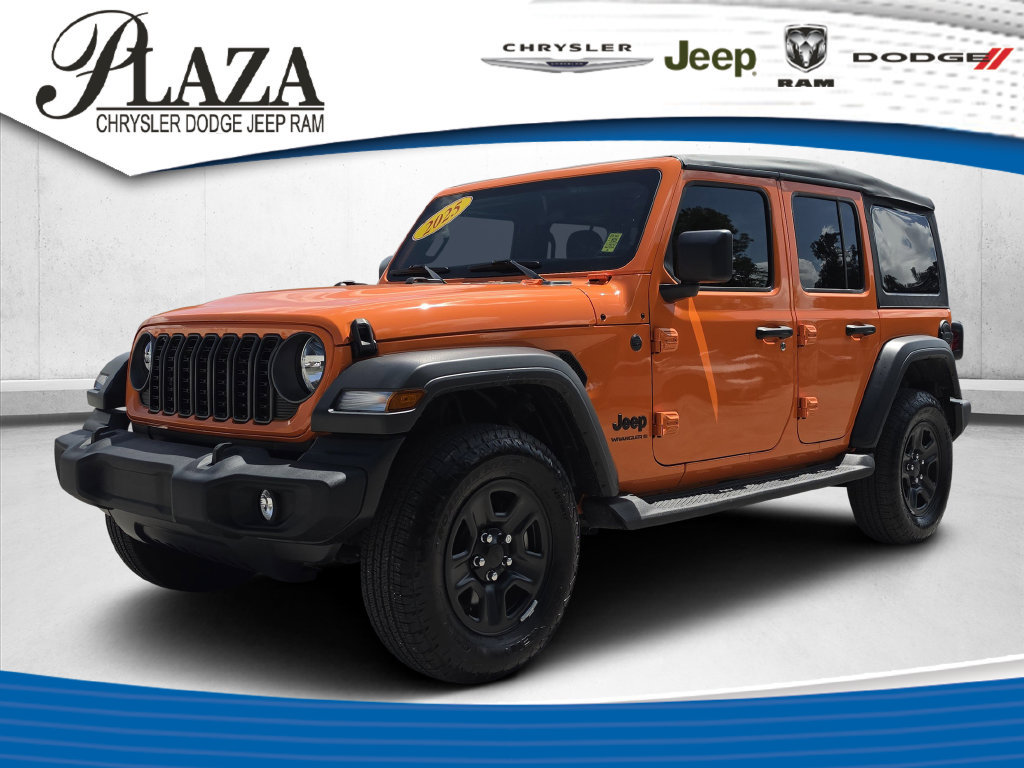 Certified 2025 Jeep Wrangler Unlimited Sport AWD/4WD image 1