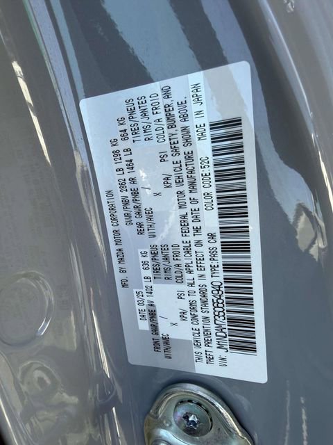 Certified 2025 MAZDA MX-5 Miata RF Grand Touring RWD image 14