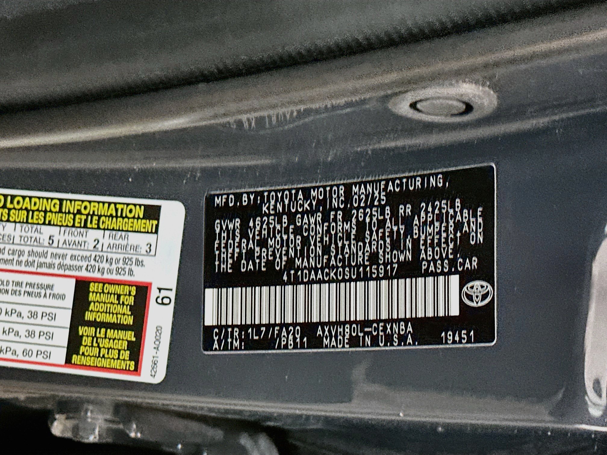 Used 2025 Toyota Camry LE FWD image 12