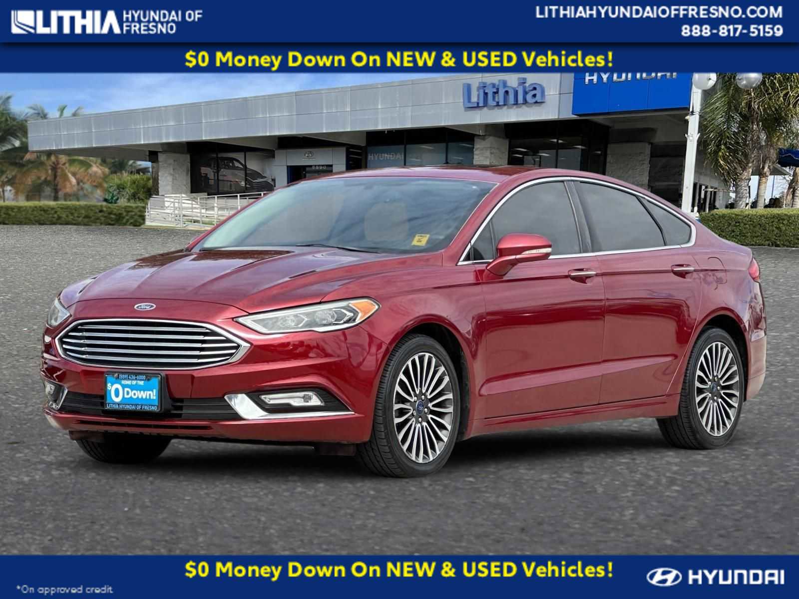 Used 2017 Ford Fusion SE w/ Fusion SE Technology Package FWD image 1