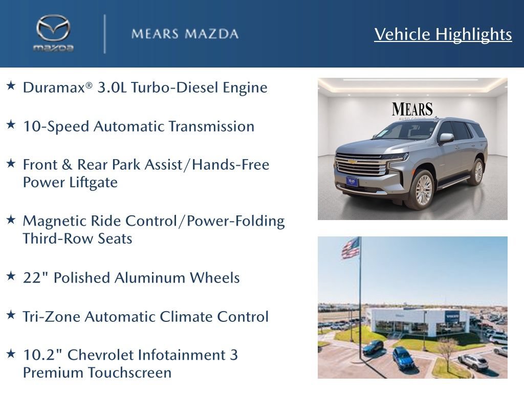 Used 2023 Chevrolet Tahoe High Country AWD/4WD image 2