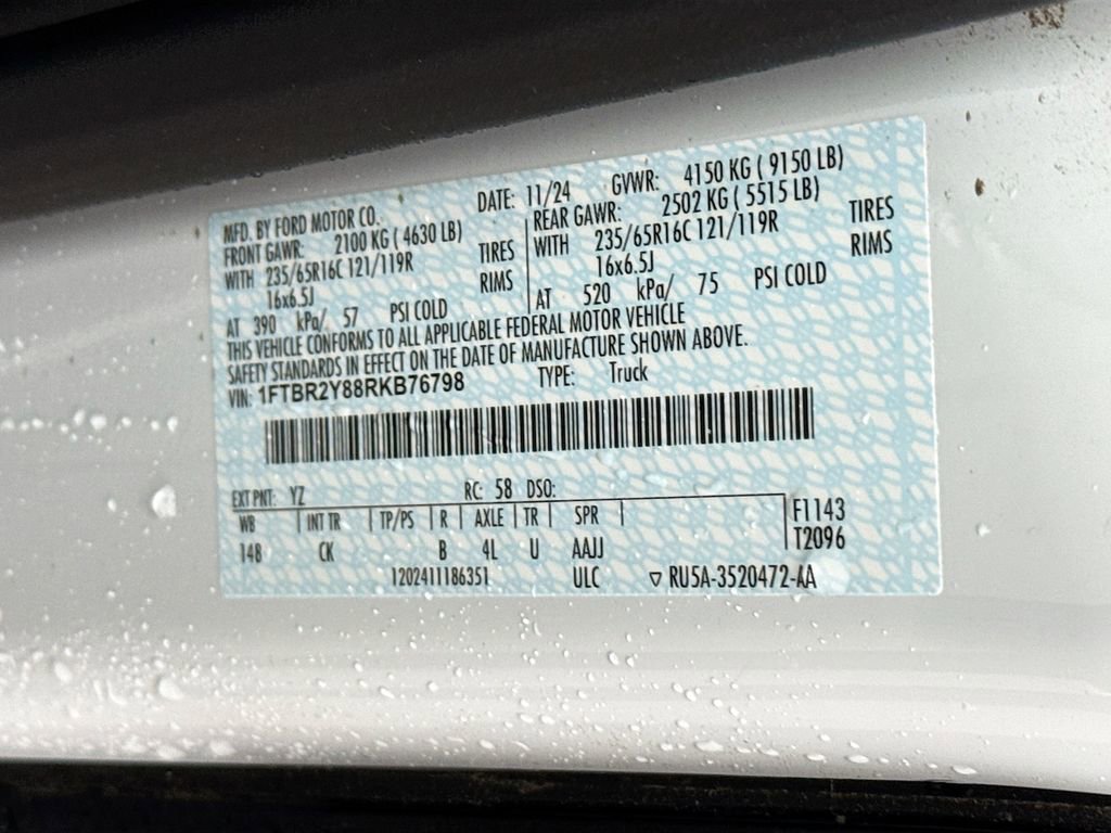 Used 2024 Ford Transit 350 Low Roof w/ Interior Upgrade Package image 24