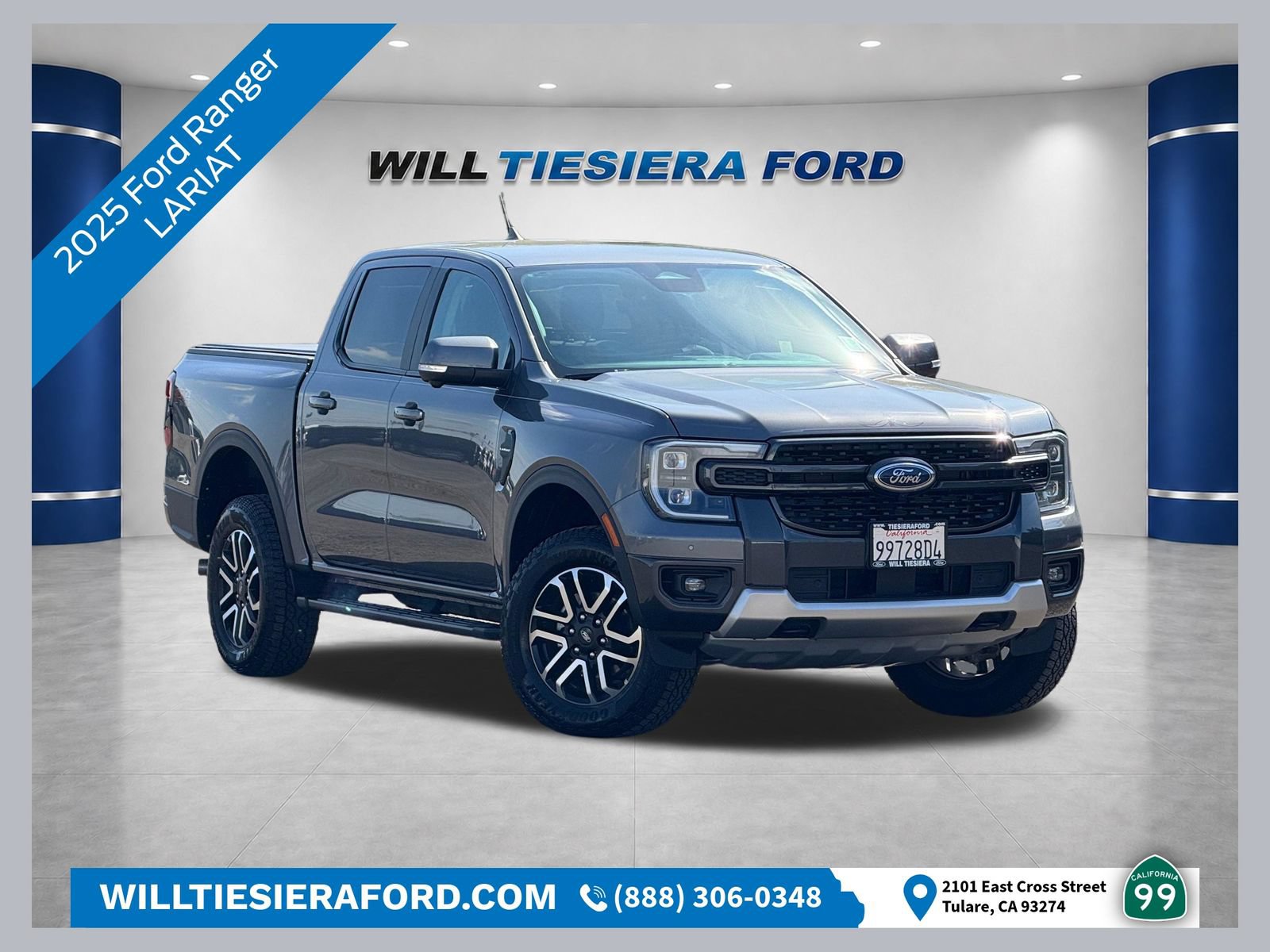 Used 2025 Ford Ranger Lariat w/ FX4 Off-Road Package AWD/4WD image 1