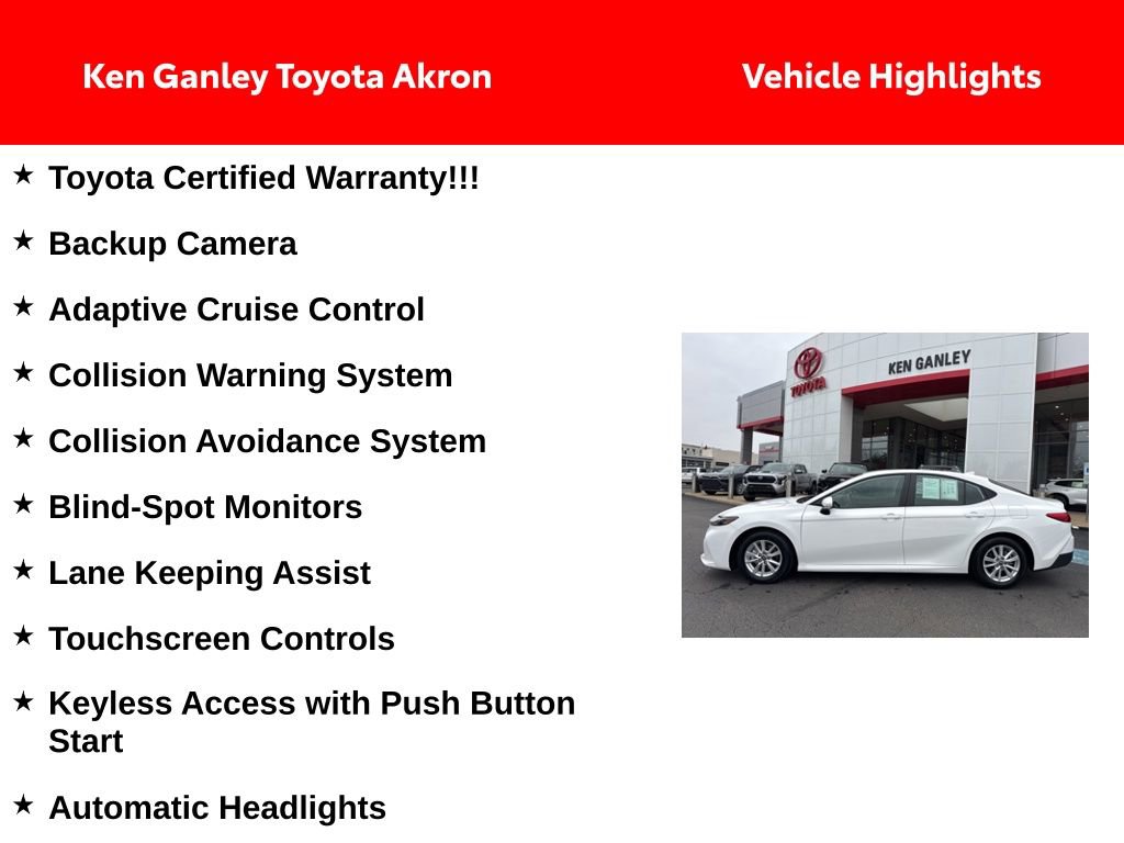 Certified 2025 Toyota Camry LE image 4