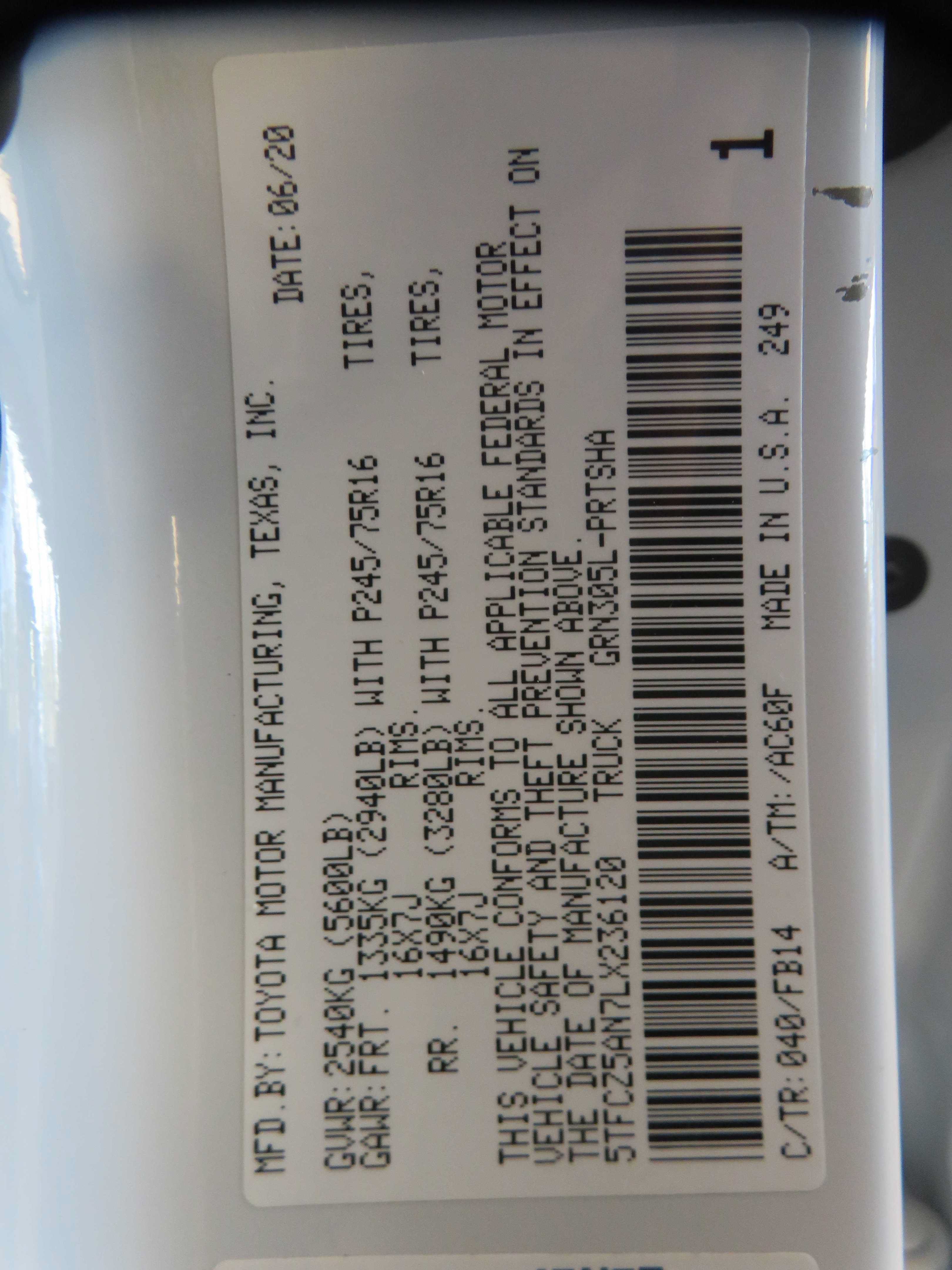 Used 2020 Toyota Tacoma SR AWD/4WD image 78