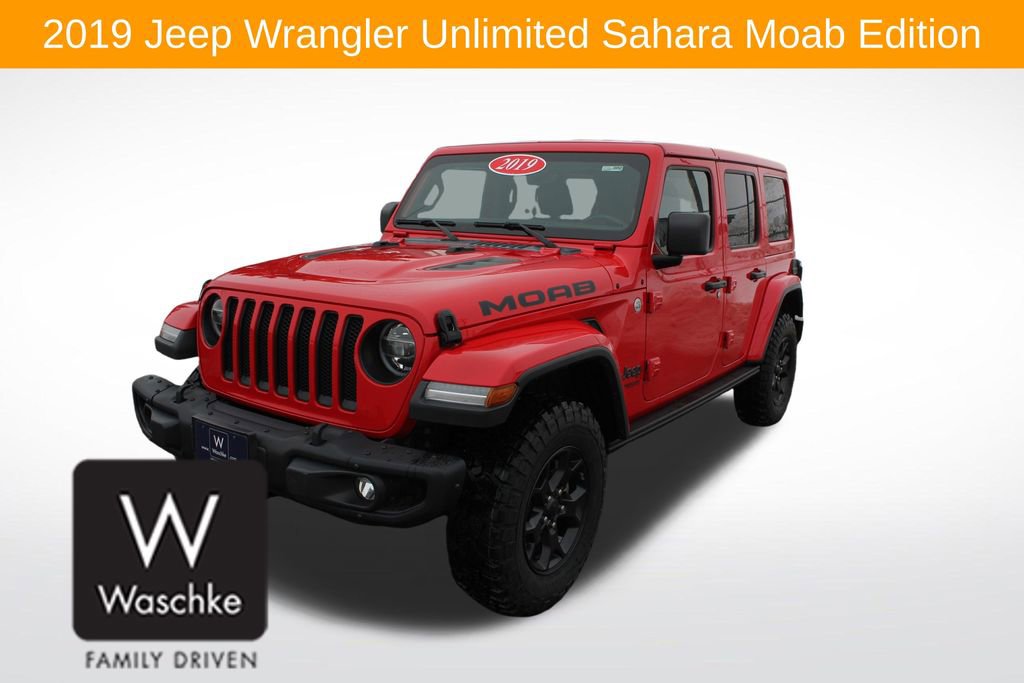 Used 2019 Jeep Wrangler Unlimited Sahara w/ Quick Order Package 24M Moab image 3