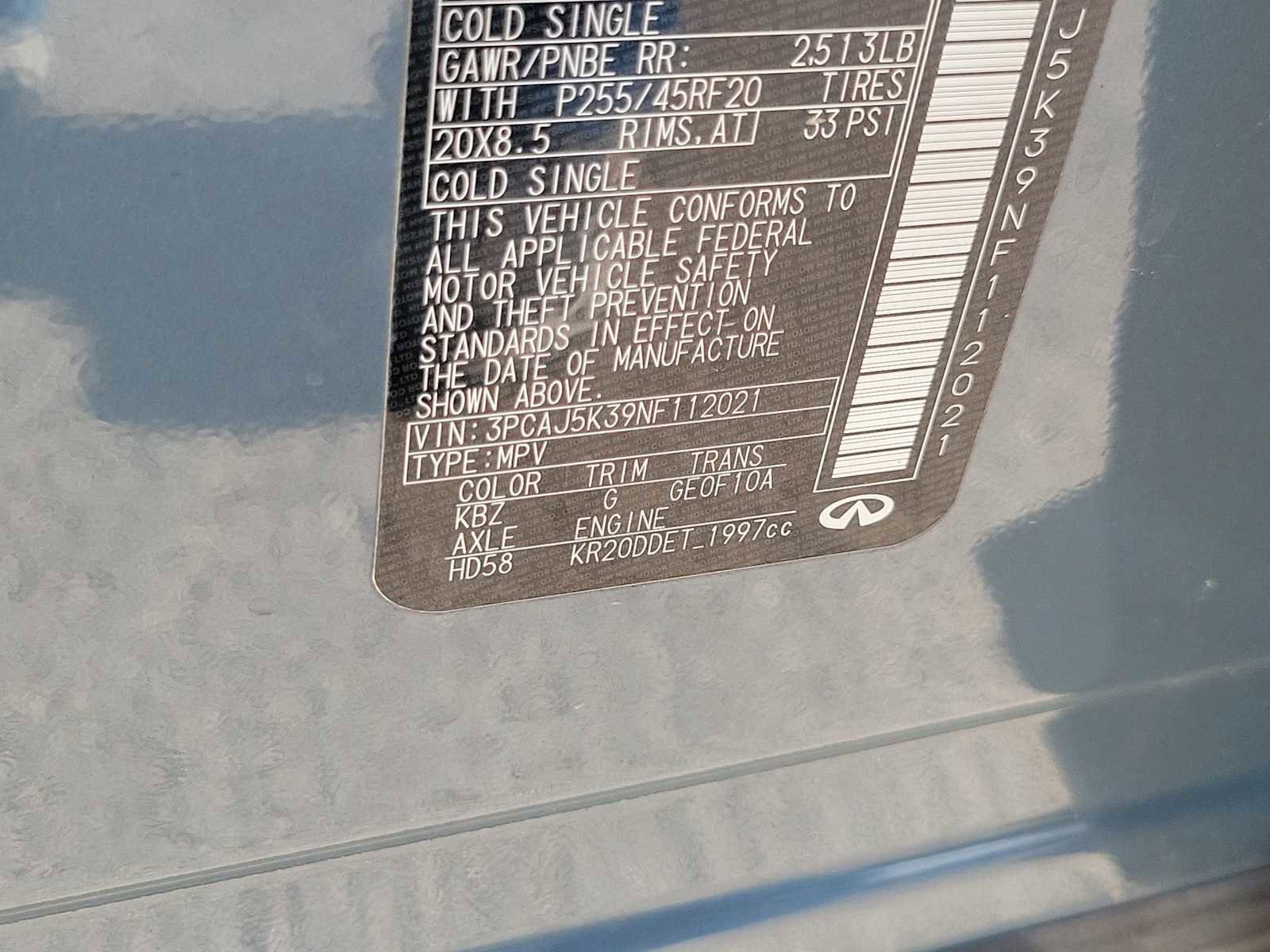 Used 2022 INFINITI QX55 Essential w/ Proassist Package image 21