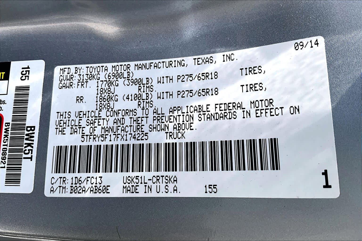 Used 2015 Toyota Tundra SR5 w/ SR5 Upgrade Package RWD image 36