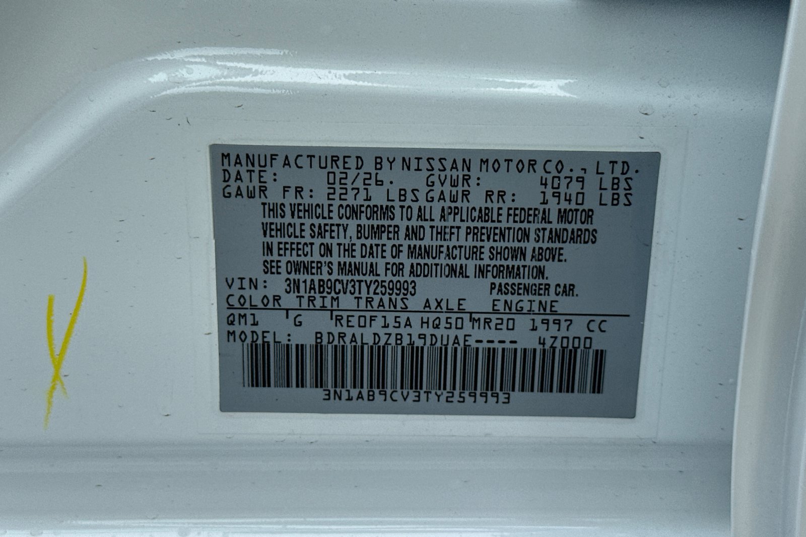 New 2026 Nissan Sentra SV w/ SV Convenience Package FWD image 26